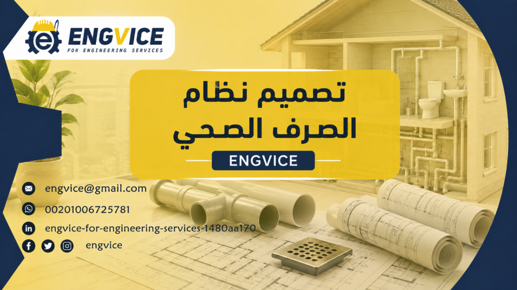 تصميم نظام الصرف الصحي