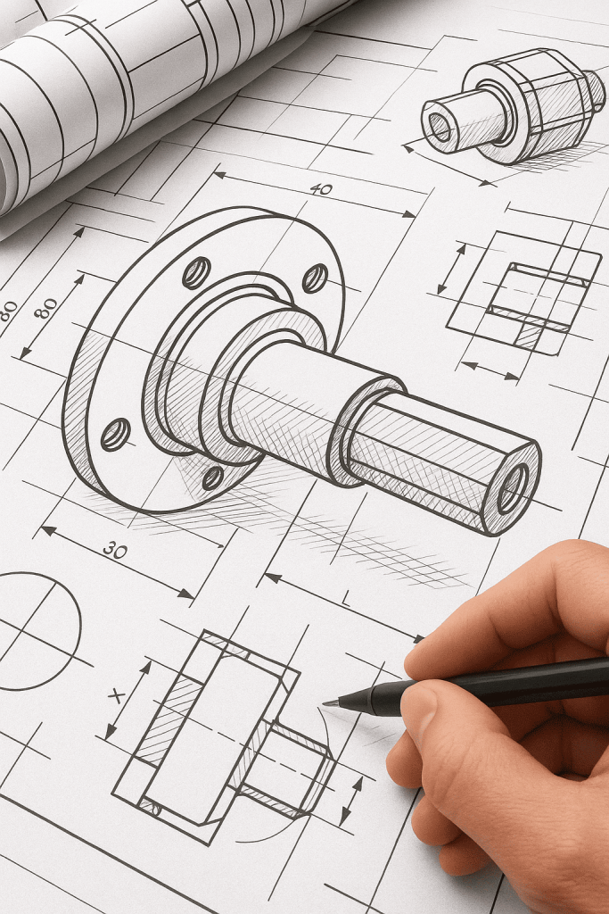 الرسم الهندسي الميكانيكي - ENGVICE